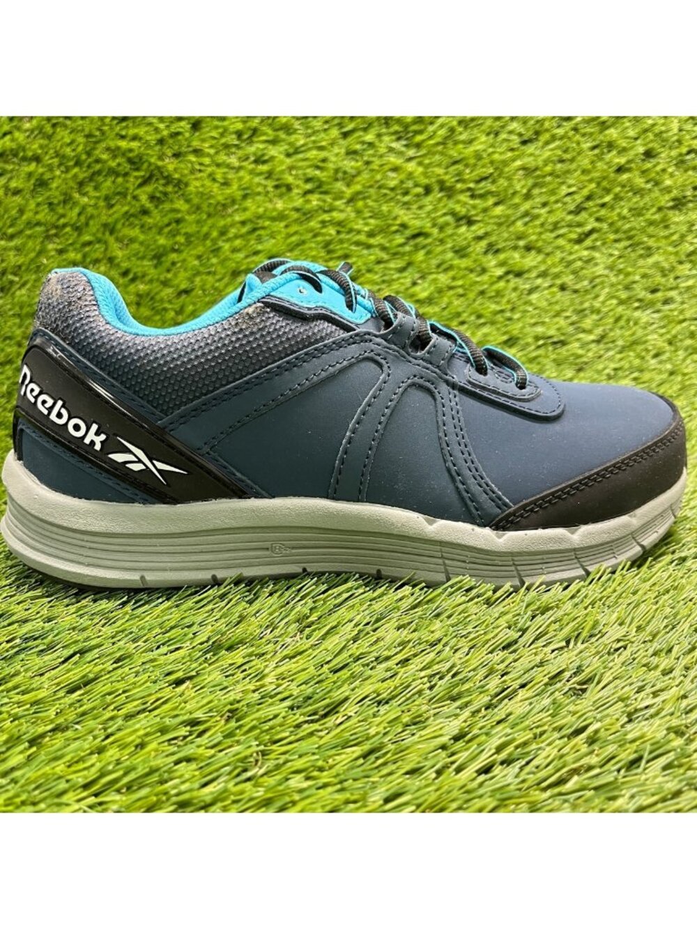 Reebok Guide 3.0 Womens Size 9 Blue Gray Black Steel Toe Safety Work Shoes